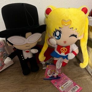 Sailor Moon Usagi Plush Doll - Yellow Hair, Blue & Red Outfit collection